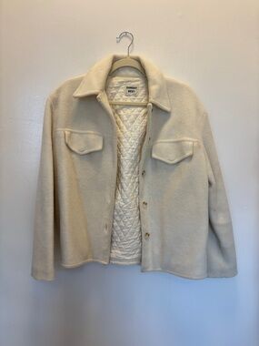 Aritzia Sunday Best Women's Cream Quilted-Lined Jacket